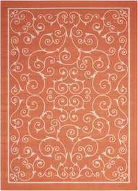 Nourison Home And Garden Rs019 Orange Area Rug