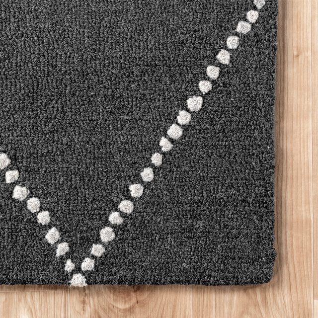 Nuloom Elvia Nel2746D Charcoal Rug.