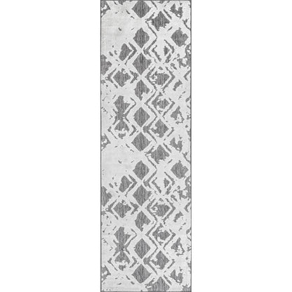 Nuloom Blaire Lattice Nbl1557A Gray Area Rug