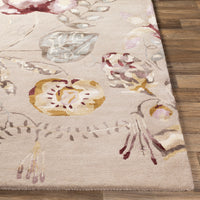 Surya Harlequin Hql-8041 Dark Purple, Mauve, Lilac, Camel Area Rug