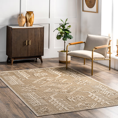 Nuloom Theresa Southwestern Nth2910A Beige Area Rug