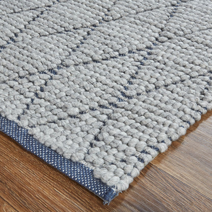 Feizy Thayer 8648F Gray/Navy Area Rug