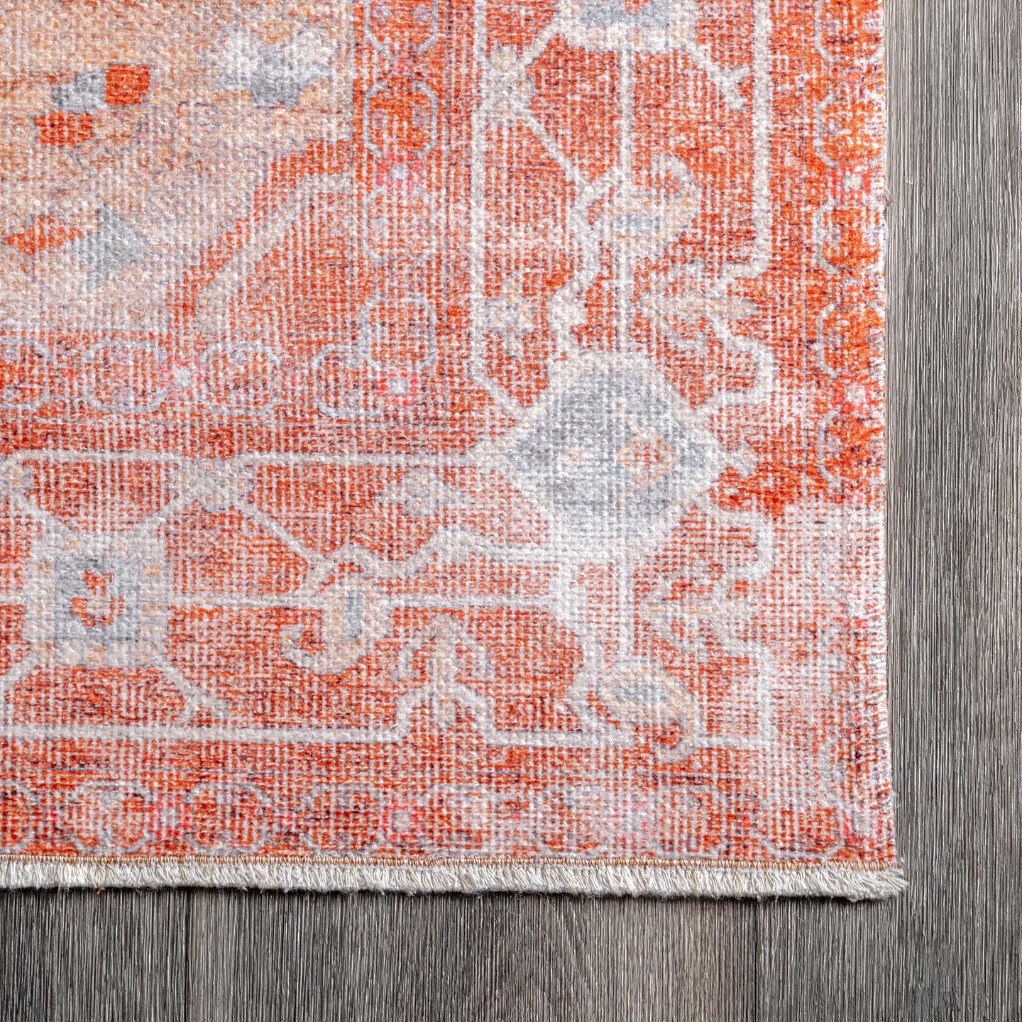 Nuloom Margaret Printed Regal Nma2601A Orange Area Rug