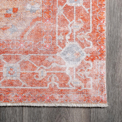 Nuloom Margaret Printed Regal Nma2601A Orange Area Rug