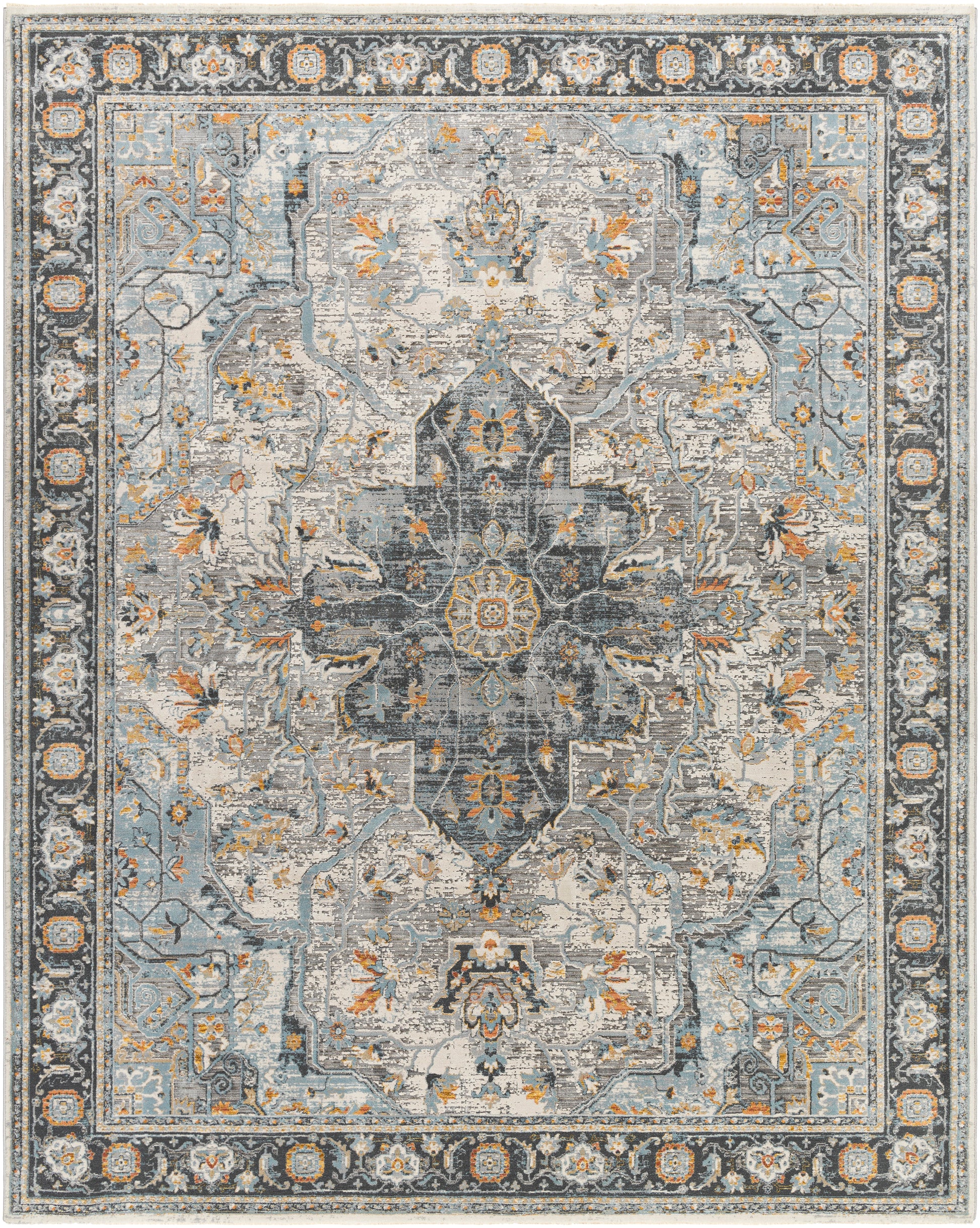 Surya Hassler Hsl-2307 Grey Area Rug