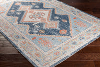 Surya Huntington Beach Htb-2303 Dark Blue, Denim, Burnt Orange, Camel Area Rug