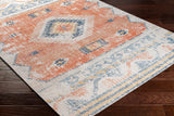 Surya Huntington Beach Htb-2306 Burnt Orange, Dark Blue, Camel, Denim Rugs.