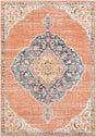 Surya Huntington Beach Htb-2314 Dusty Coral, Orange, Saffron, Dark Blue Rugs.