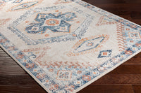 Surya Huntington Beach Htb-2318 Burnt Orange, Camel, Dark Blue, Denim Area Rug