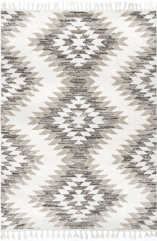 Nuloom Adelade Aztec Nad2939A Beige Area Rug