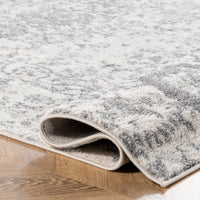 Nuloom Floral Damask Rosemary Nfl3130A Gray Area Rug