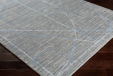 Surya Hightower Htw-3009 Medium Gray, Charcoal, White, Taupe Rugs.