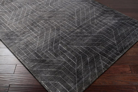 Surya Hightower Htw-3011 Charcoal, Black, White Rugs.