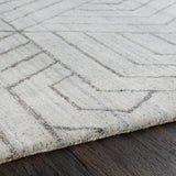 Surya Hightower Htw-3012 Dark Brown, Charcoal, Cream Rugs.