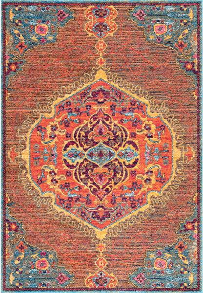 Nuloom Vintage Maranda Nvi3149F Orange Area Rug