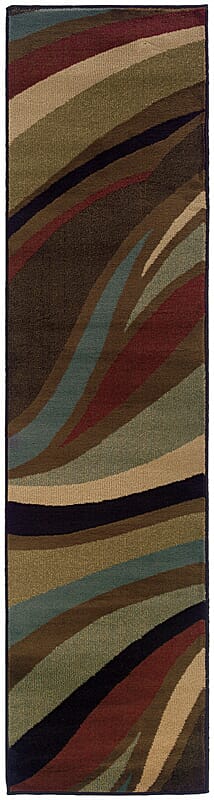 Oriental Weavers Sphinx Hudson 2666F Brown / Brown Geometric Area Rug