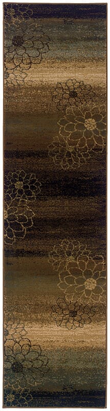 Oriental Weavers Sphinx Hudson 074a1 Brown / Beige Floral / Country Area Rug