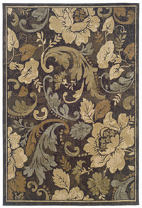 Oriental Weavers Sphinx Huntington 1279E Brown / Beige Floral / Country Area Rug