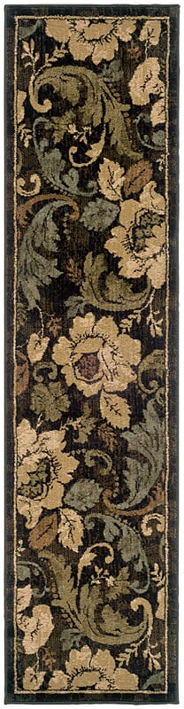 Oriental Weavers Sphinx Huntington 1279E Brown / Beige Floral / Country Area Rug