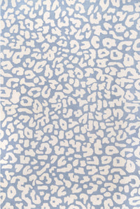 Nuloom Rorie Leopard Print Nro2683B Light Blue Area Rug