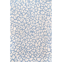 Nuloom Rorie Leopard Print Nro2683B Light Blue Area Rug