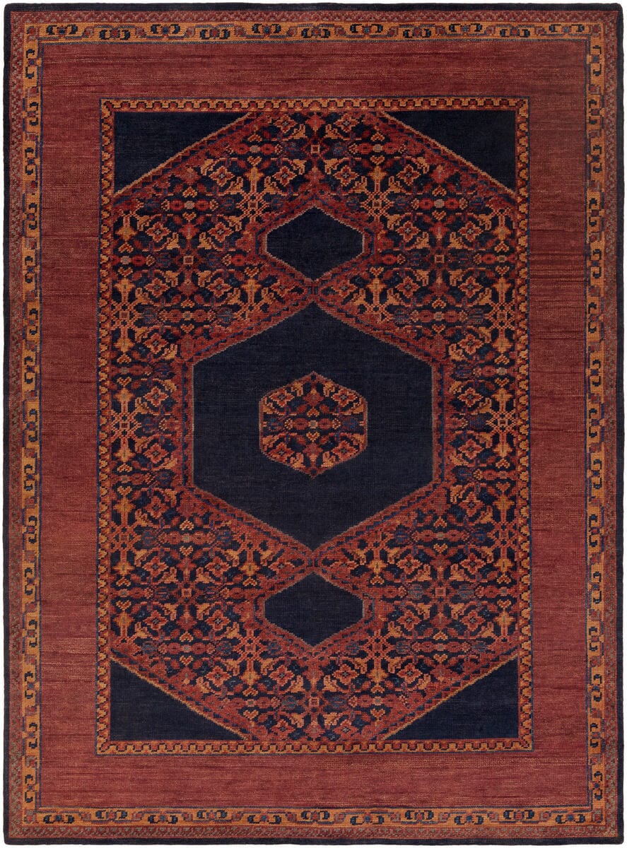 Surya Haven Hvn-1216 Eggplant / Burgundy / Burgundy Rugs.