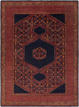 Surya Haven Hvn-1216 Eggplant / Burgundy / Burgundy Rugs.