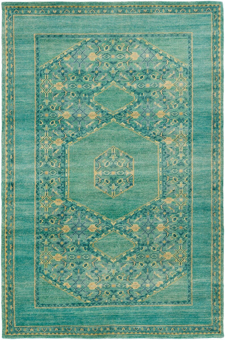 Surya Haven Hvn-1217 Teal / Forest / Olive Rugs.