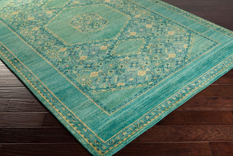 Surya Haven Hvn-1217 Teal / Forest / Olive Rugs.