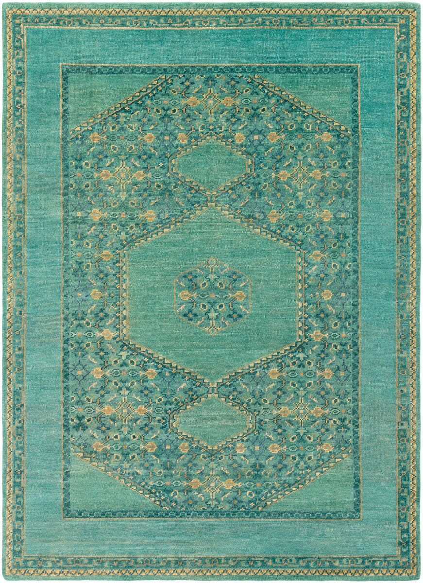 Surya Haven Hvn-1217 Teal / Forest / Olive Rugs.