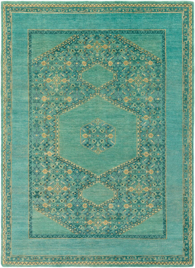 Surya Haven Hvn-1217 Teal / Forest / Olive Rugs.