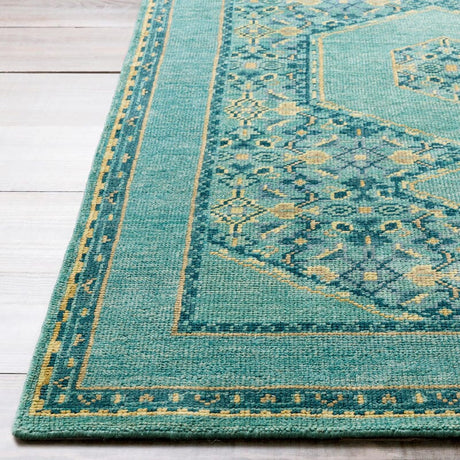 Surya Haven Hvn-1217 Teal / Forest / Olive Rugs.