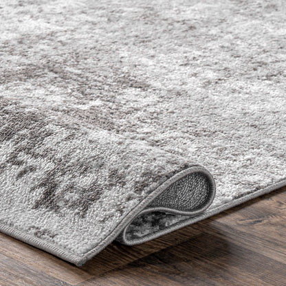 Nuloom Jade Faded Nja2444A Light Gray Area Rug