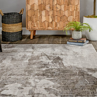 Nuloom Abstract Rivera Nab2551B Light Brown Area Rug