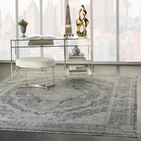 Nourison Starry Nights Stn05 Charcoal/Cream Area Rug