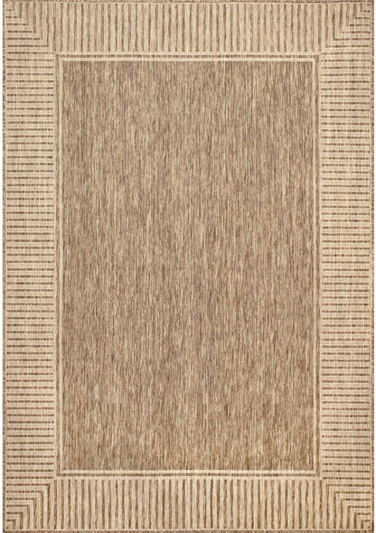 Nuloom Asha Simple Border Nas1767C Light Brown Area Rug