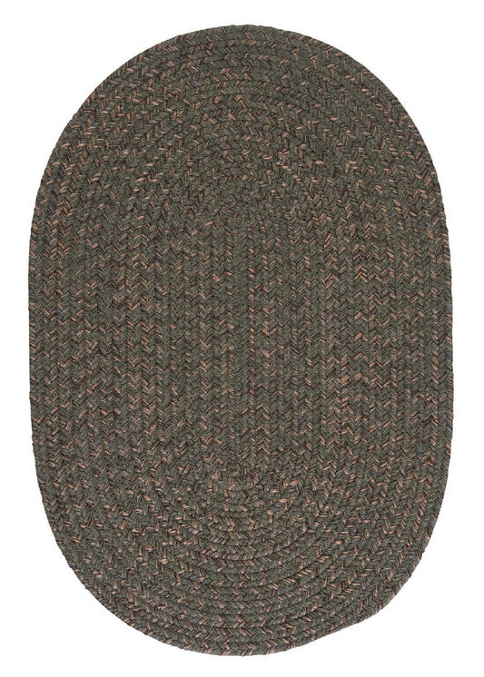 Colonial Mills Hayward Hy69 Olive / Green / Neutral Solid Color Area Rug