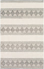 Surya Hygge Hyg-2300 Charcoal, White Rug.