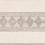 Surya Hygge Hyg-2300 Charcoal, White Rug.