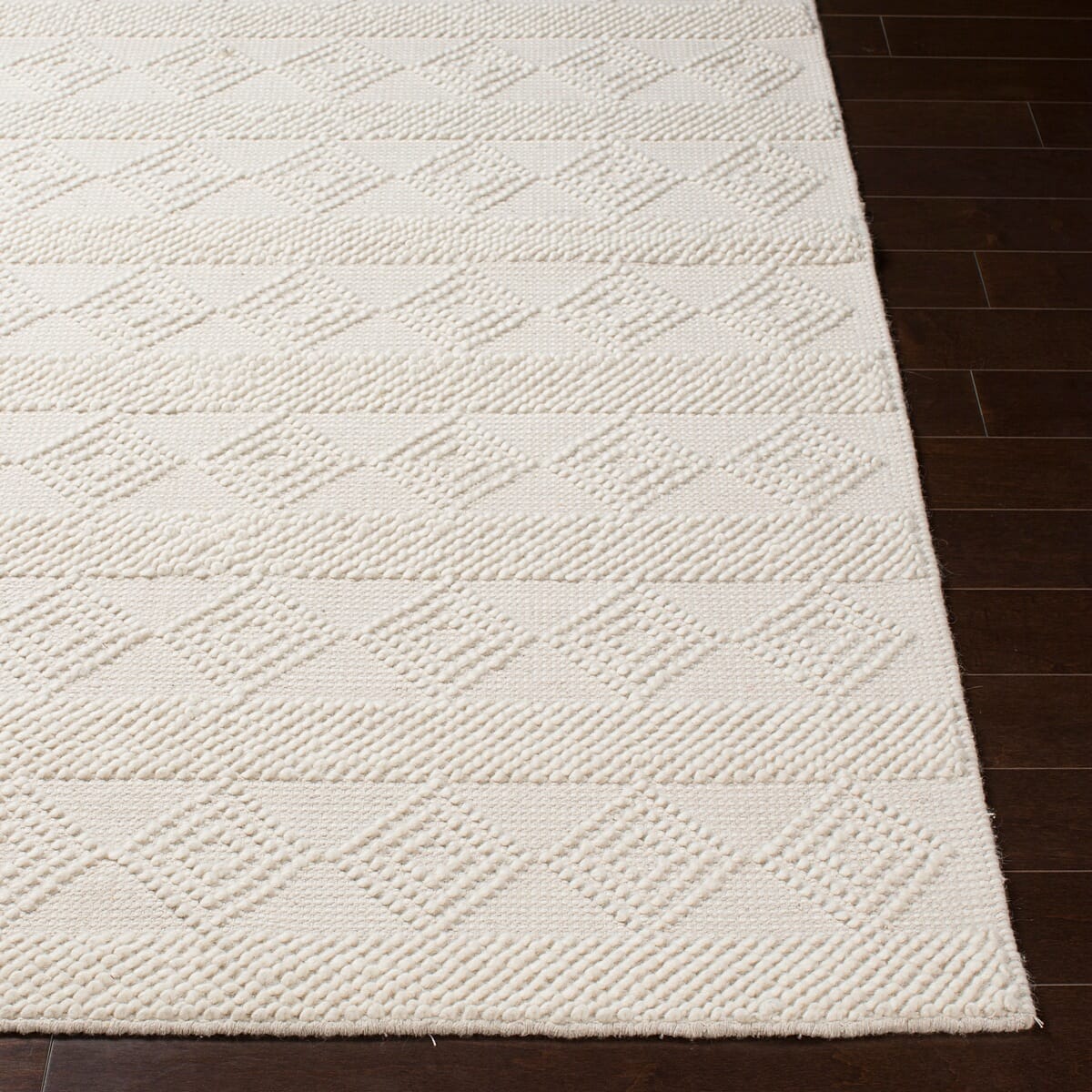 Surya Hygge Hyg-2302 White Solid Color Area Rug