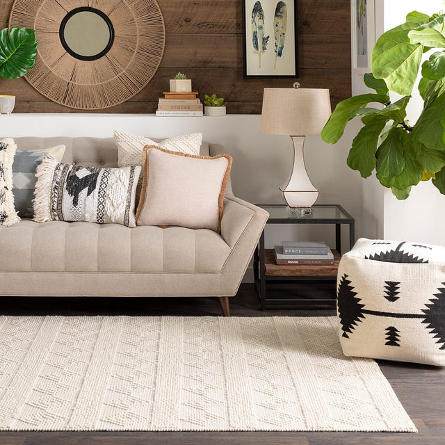 Surya Hygge Hyg-2302 White Rug.