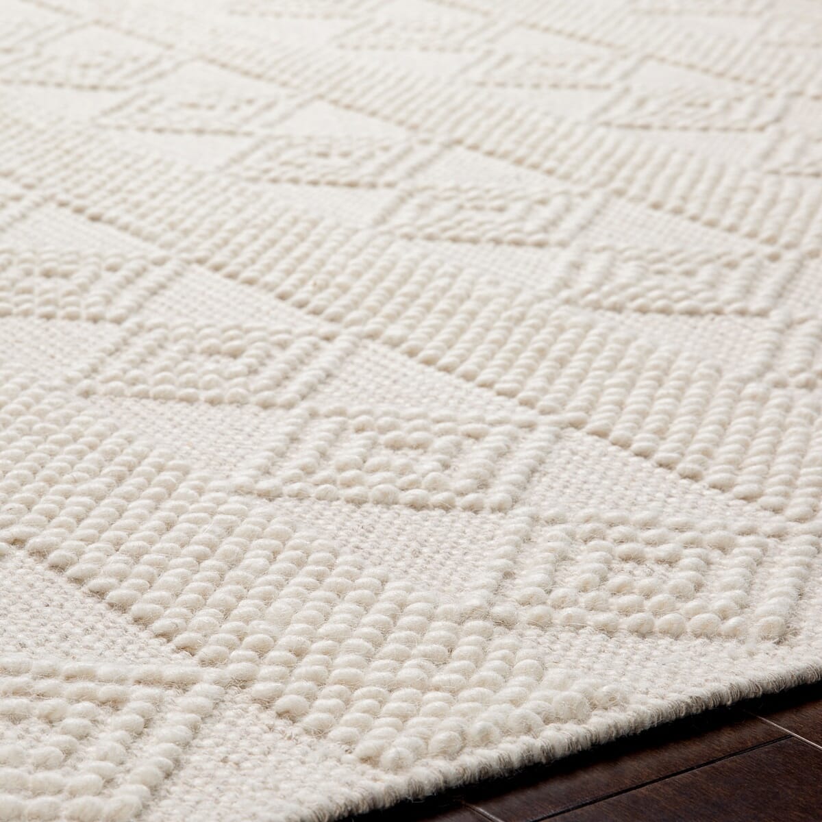 Surya Hygge Hyg-2302 White Solid Color Area Rug