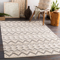 Surya Hygge Hyg-2304 Cream, Medium Gray Moroccan Area Rug