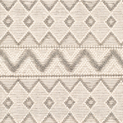 Surya Hygge Hyg-2304 Cream, Medium Gray Moroccan Area Rug