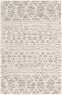 Surya Hygge Hyg-2305 Charcoal, White Rug.
