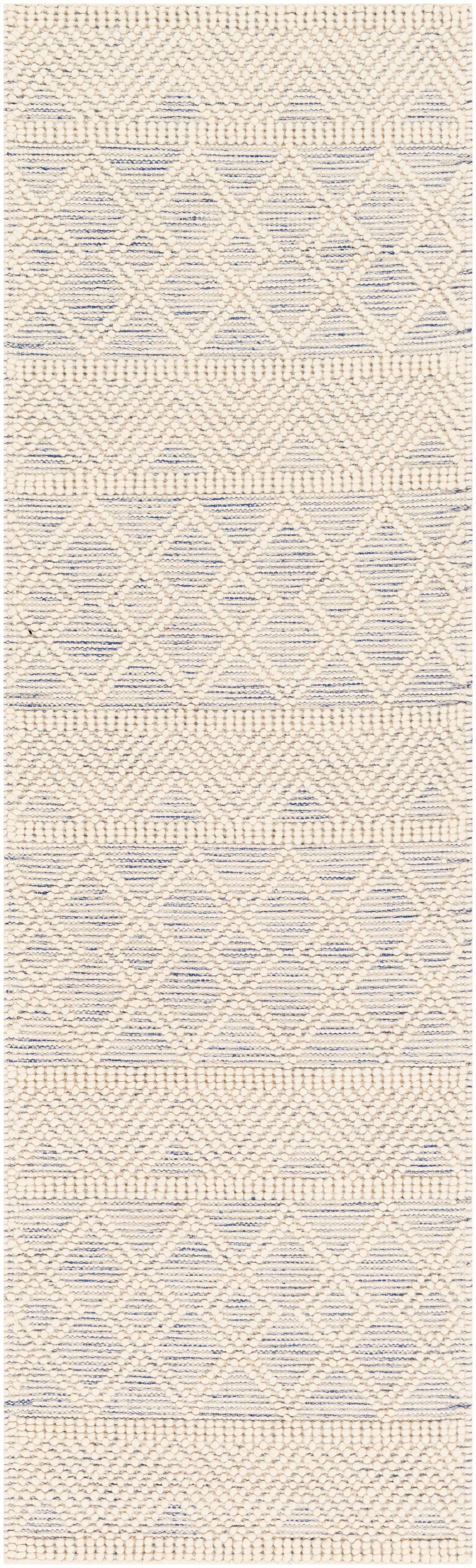 Surya Hygge Hyg-2306 Dark Blue, White Area Rug