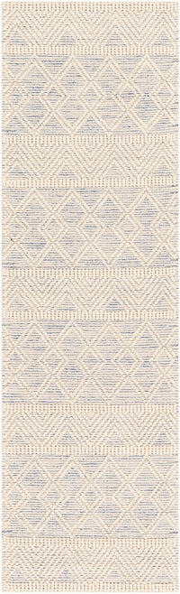 Surya Hygge Hyg-2306 Dark Blue, White Area Rug