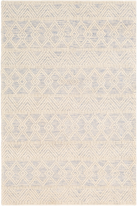 Surya Hygge Hyg-2306 Dark Blue, White Rugs.