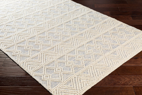 Surya Hygge Hyg-2306 Dark Blue, White Rugs.
