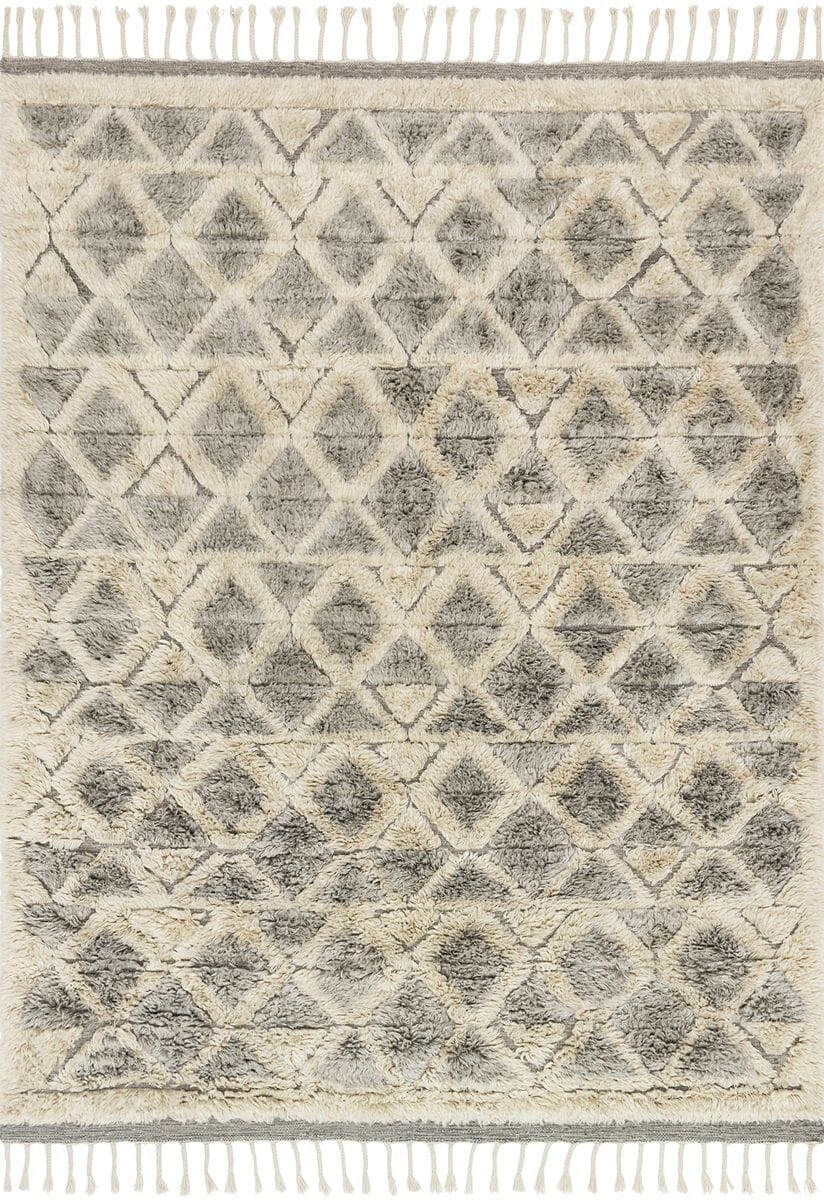 Loloi Hygge Yg-02 Smoke / Taupe Moroccan Area Rug